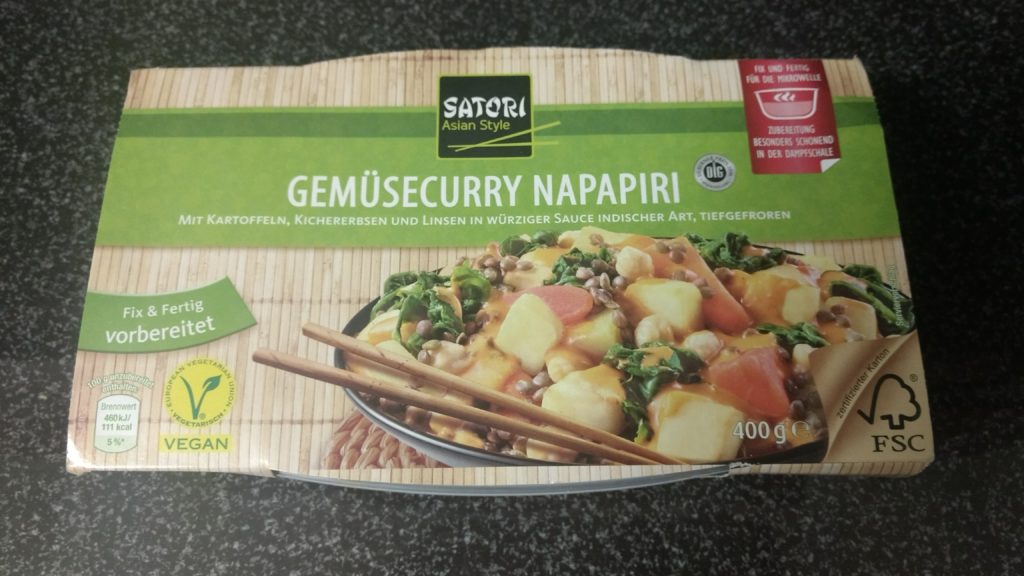 Gemüsecurry Napapiri - Packung (Front)