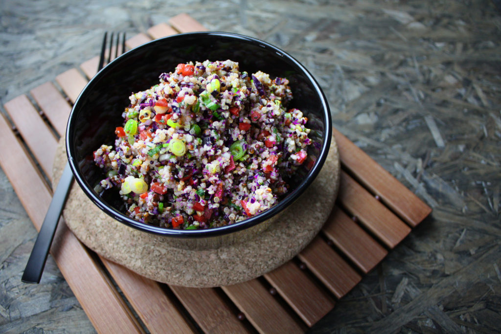 Quinoa-Couscous-Salat mit Rotkohl | Toastenstein
