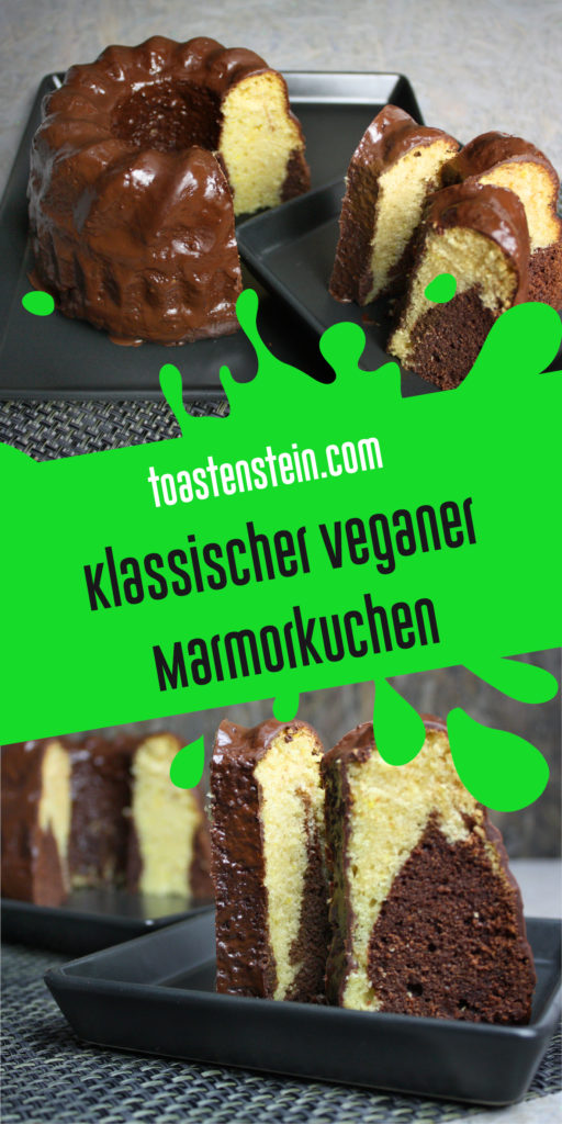 Vegan und lecker - Klassischer Marmorkuchen | Toastenstein