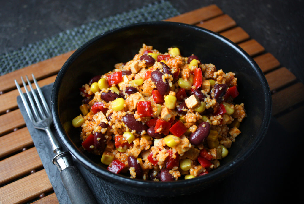 Chili sin Carne-Salat perfekt zum Mitnehmen | Toastenstein