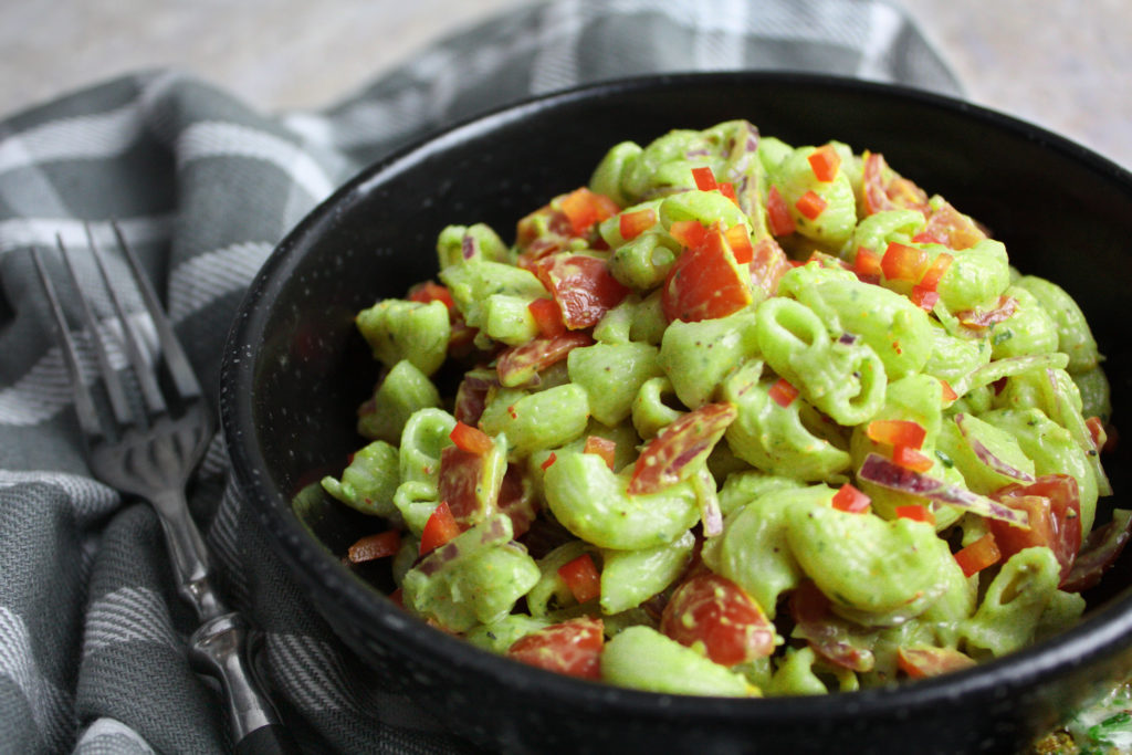 Simpel und gut - Guacamole-Pasta-Salat | Toastenstein