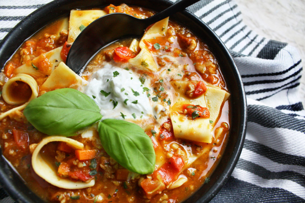 Raffiniert und einfach – Lasagne-Suppe | Toastenstein