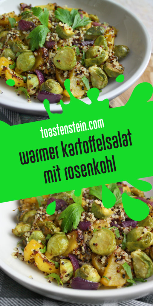 Warmer Kartoffelsalat mit Rosenkohl | Toastenstein