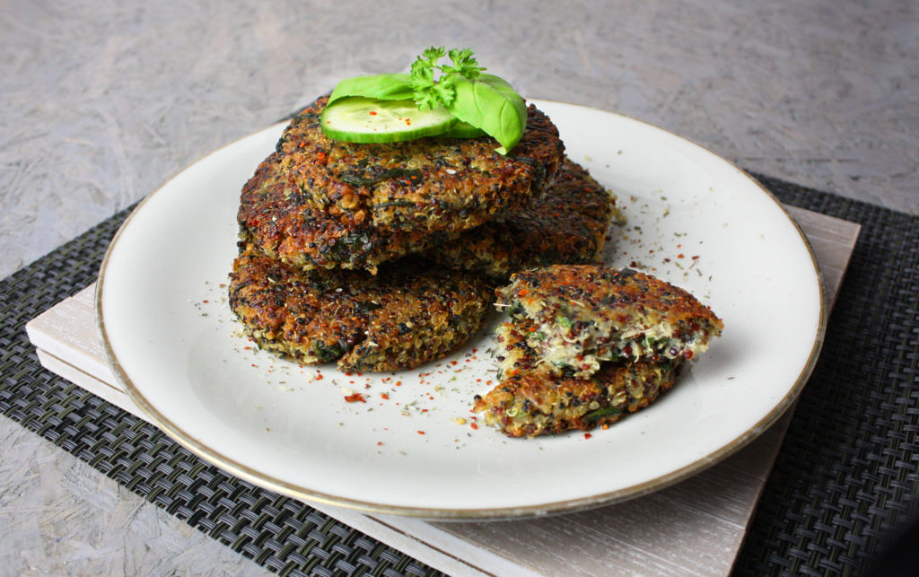 Quinoa-Spinat-Bratlinge | Toastenstein