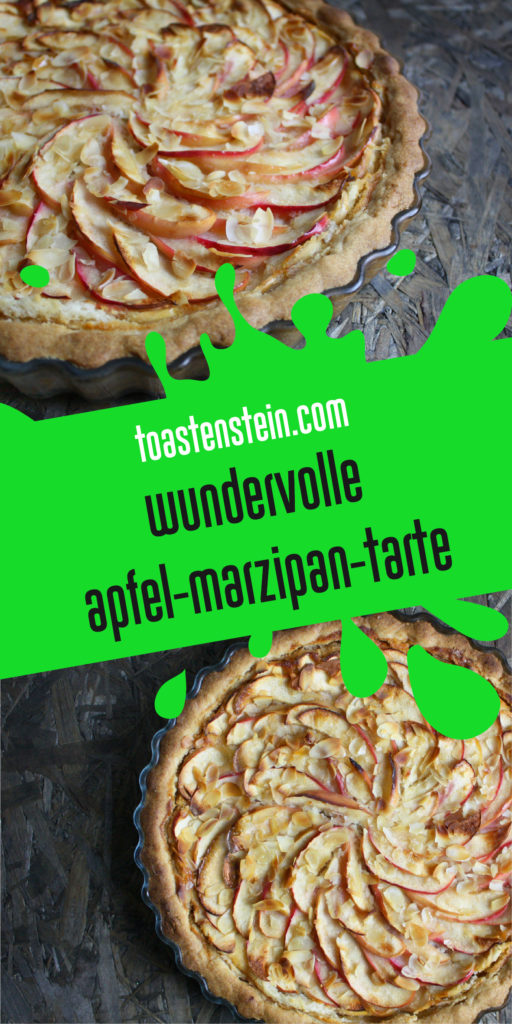 Winterlich warm – Apfel-Marzipan-Tarte - Toastenstein.com
