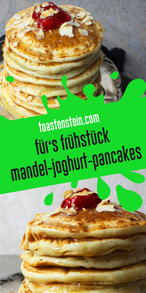 Pancakes mit Mandel-Joghurt | Toastenstein