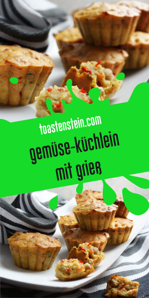 Gemüse-Küchlein mit Grieß | Toastenstein