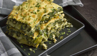 Grünkohl-Lasagne mit Bechamel-Sauce