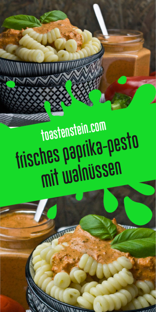 Paprika-Pesto mit Walnüssen | Toastenstein
