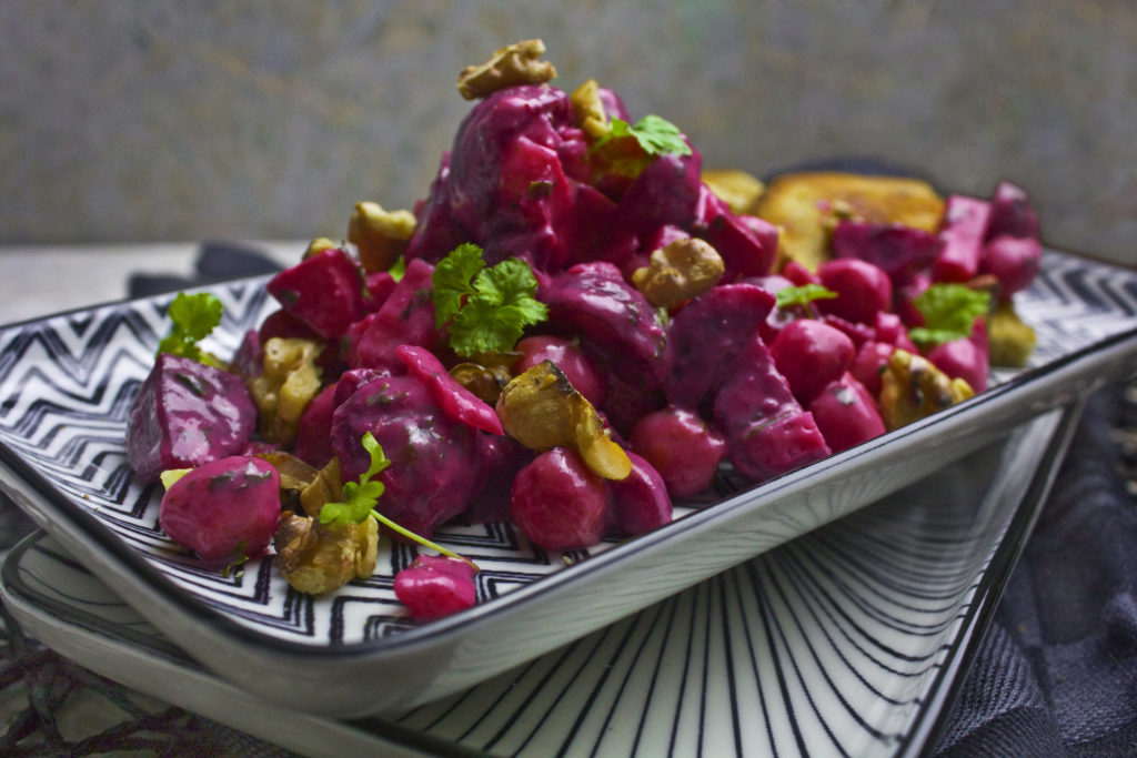 Rote Bete-Salat mit Apfel und Walnüssen | Toastenstein