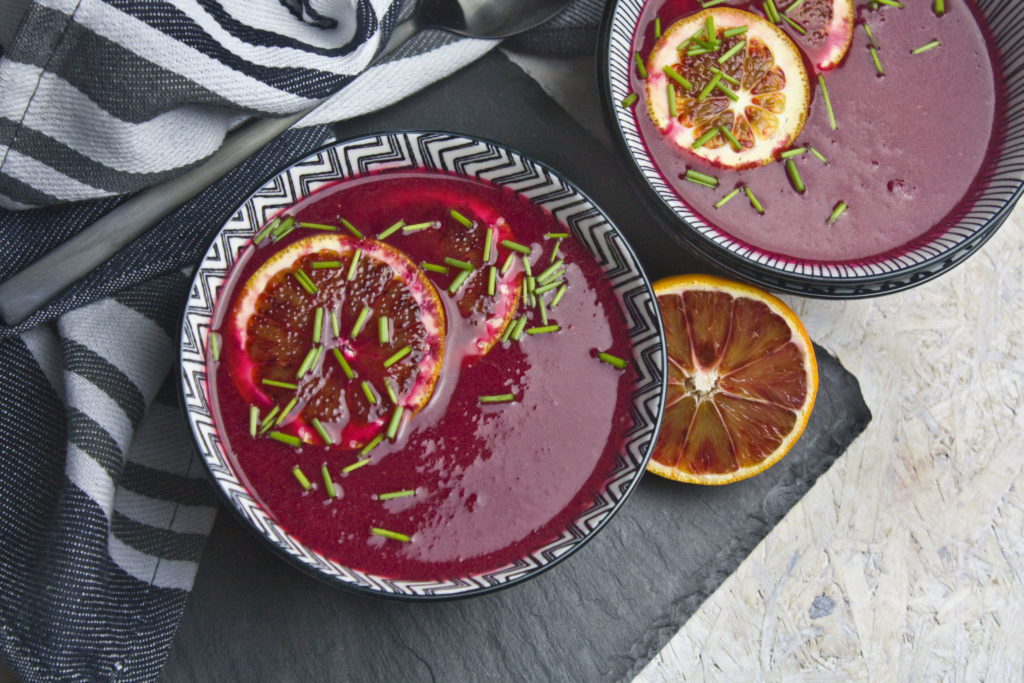 Rote Bete-Suppe mit Blutorangen | Toastenstein