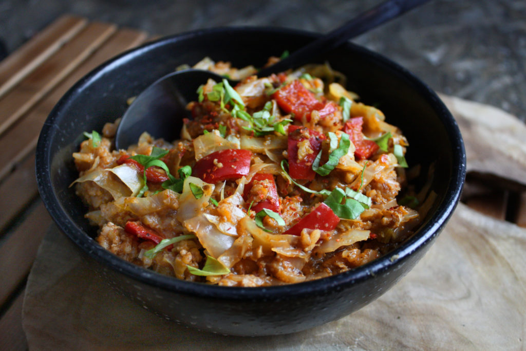 Deftiges Jambalaya mit Weißkohl | Toastenstein