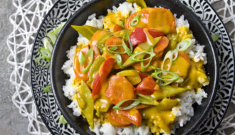 Möhren-Curry mit Kokosmilch