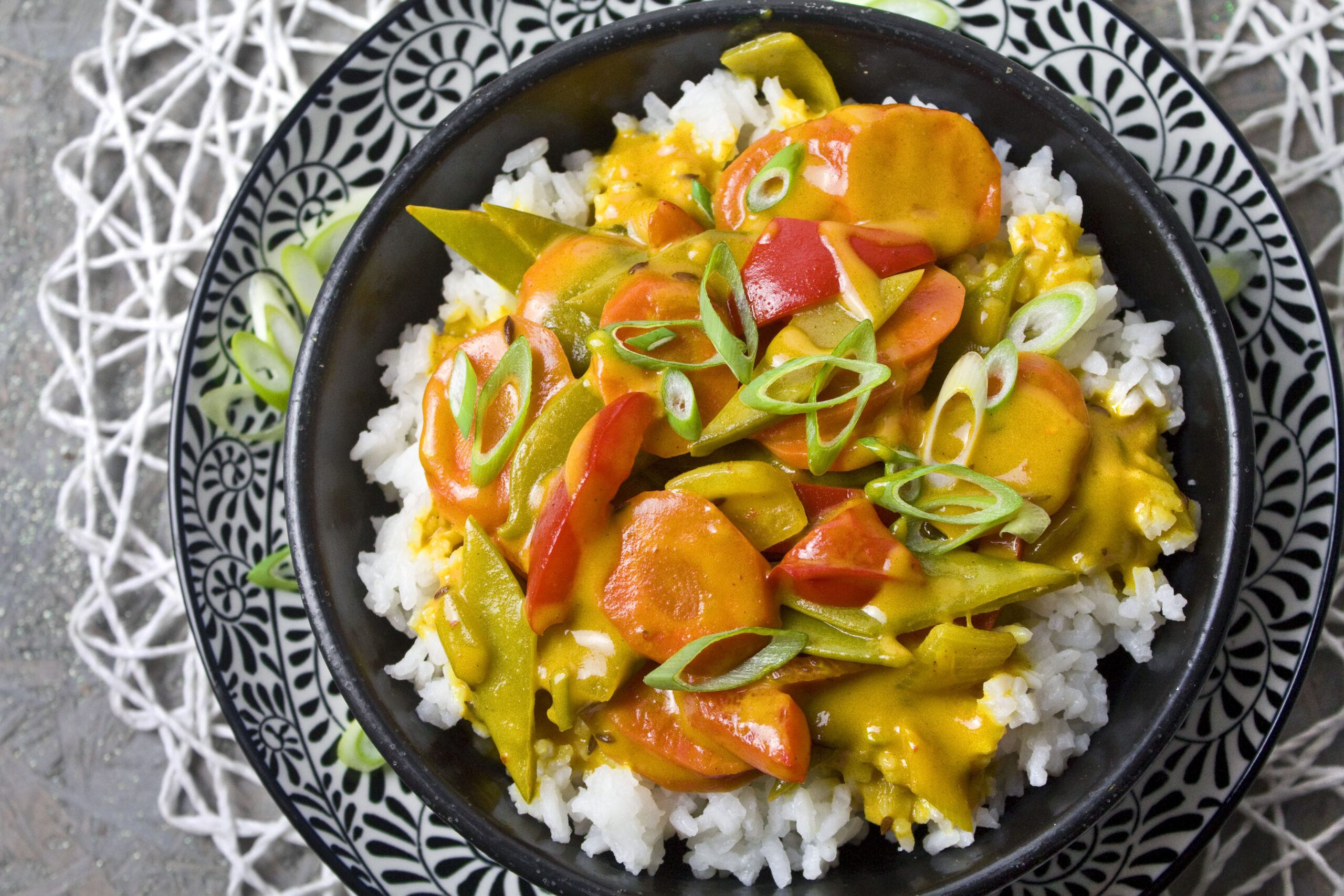 Möhren-Curry mit Kokosmilch