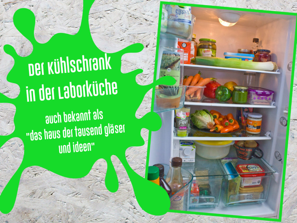 ausgepackt behind the scenes: Ideen für Rezepte: Der Kühlschrank in der Laborküche - auch bekannt als "das Haus der tausend Gläser und Ideen"