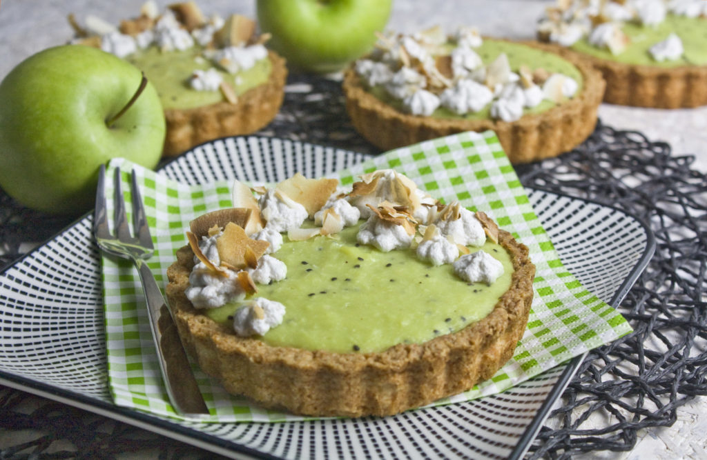 Apfel-Kiwi-Tartelettes