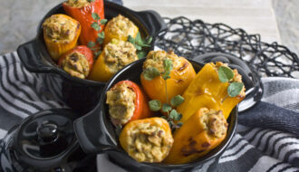 Gefüllte Mini-Paprika