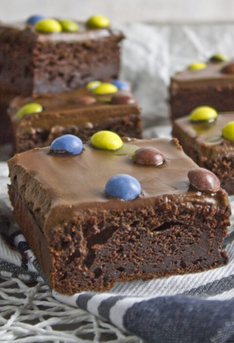 Joghurt Brownies mit Kokos-Schoko-Creme Toastenstein