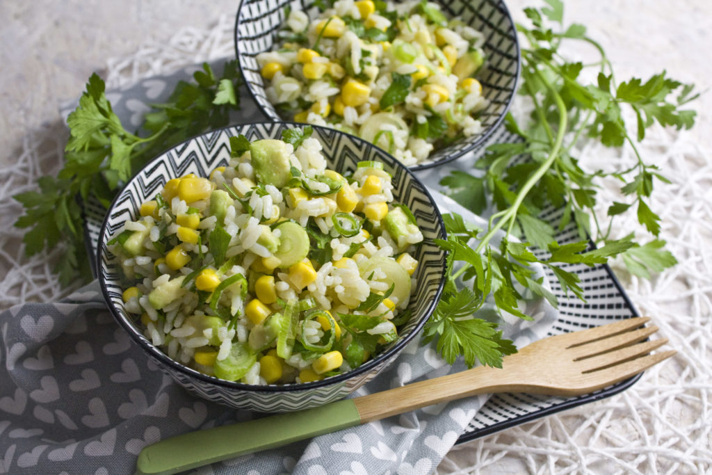 Reis-Mais-Salat mit Limetten-Dressing | Toastenstein