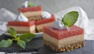 Vegane Melonen-Schnitten, Toastenstein