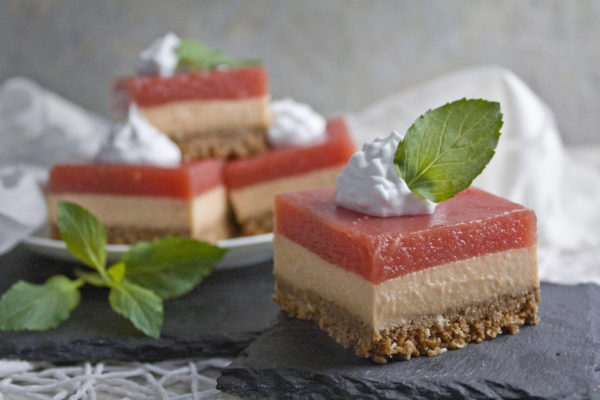 Vegane Melonen-Schnitten, Toastenstein Vegane Melonen-Schnitten, Toastenstein