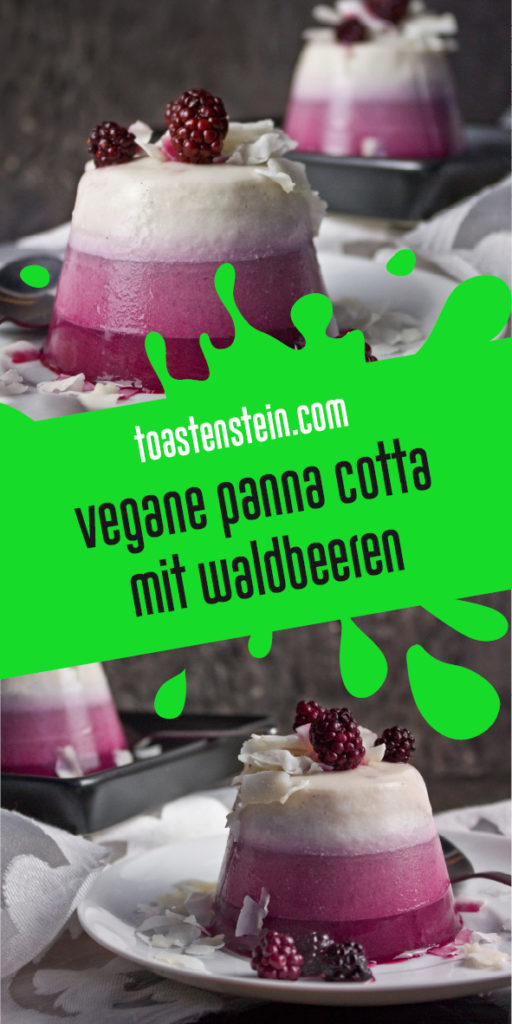 Panna cotta mit dunklen Waldbeeren | Toastenstein