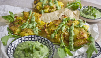 Quetschkartoffeln mit Grüner Sauce