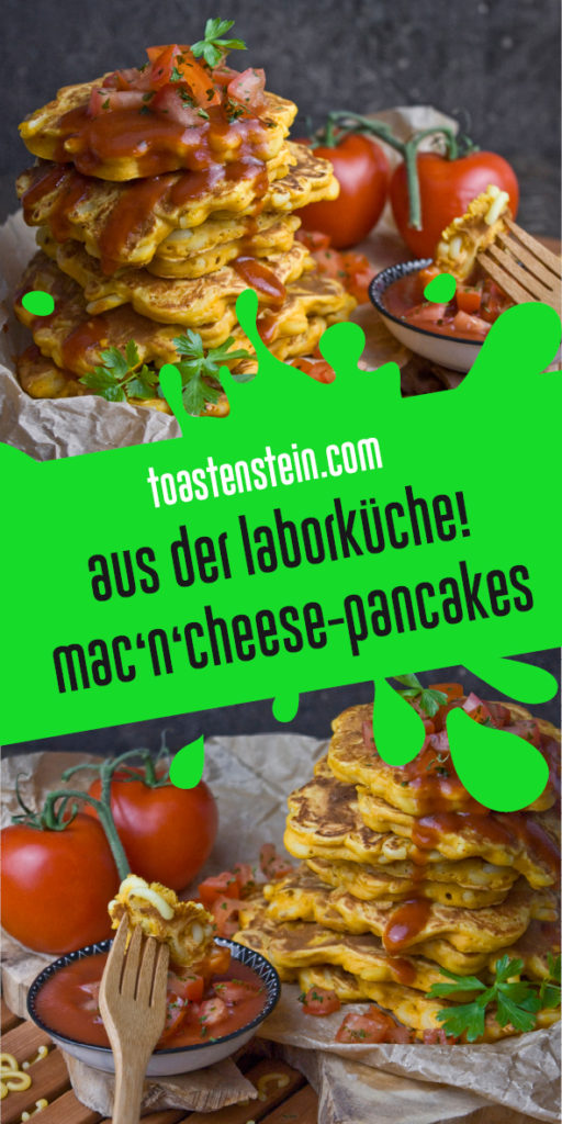 Mac’n’Cheese Pancakes – Carbs on Carbs, baby! | Toastenstein