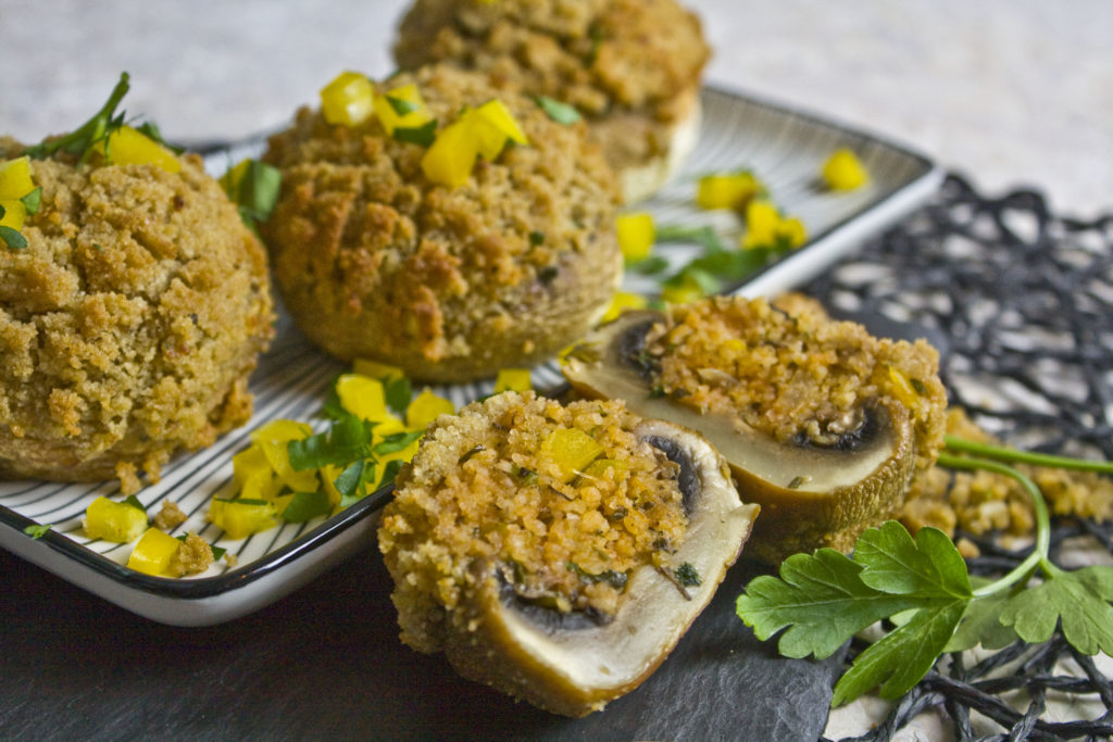 Gefüllte Champignons mit Couscous | Toastenstein