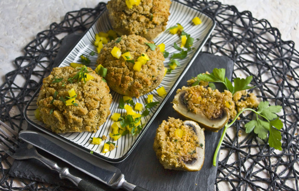 Gefüllte Champignons mit Couscous | Toastenstein