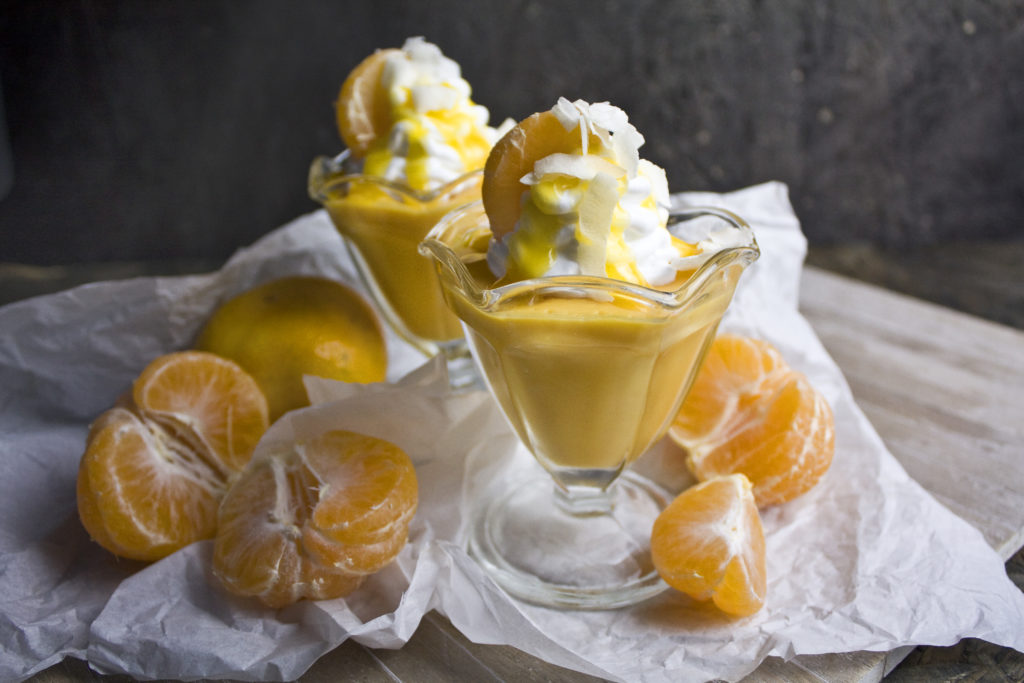 Cremiger Mango-Mandarinen-Pudding | Toastenstein