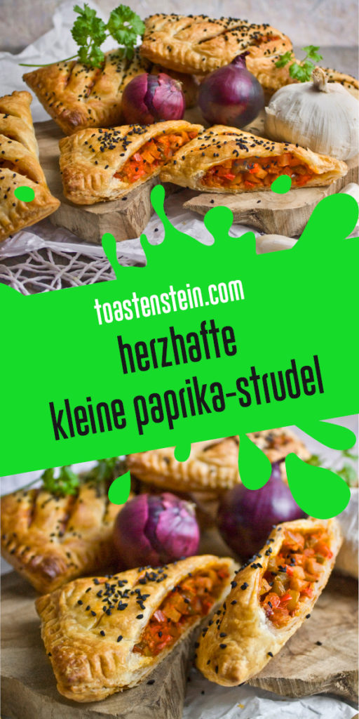 Herzhafte kleine Paprika-Strudel | Toastenstein