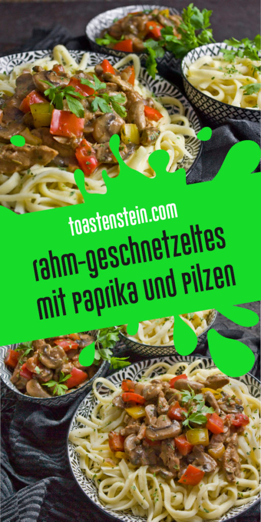 Rahm-Geschnetzeltes mit Champignons