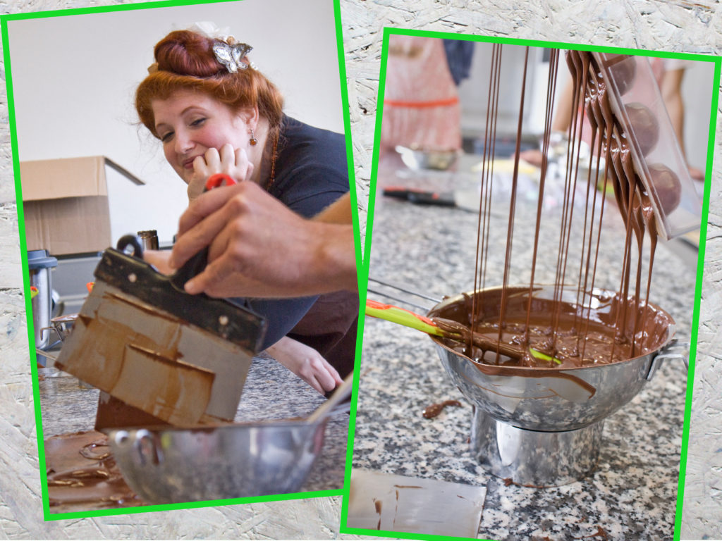 Erkundungstour! Toastenstein beim Pralinenkurs im Bernsteinzimmer