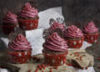Weihnachtliche Fliederbeer-Punsch-Cupcakes