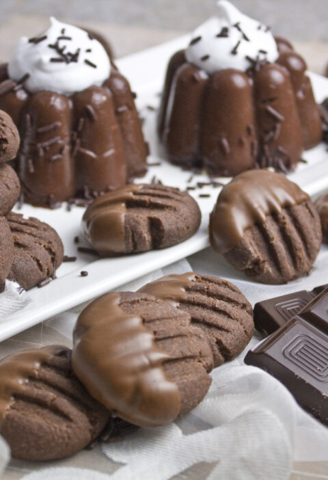 Schokoladige Pudding-Kekse