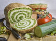 Twister-Toast mit Spinat und Frühlingszwiebeln
