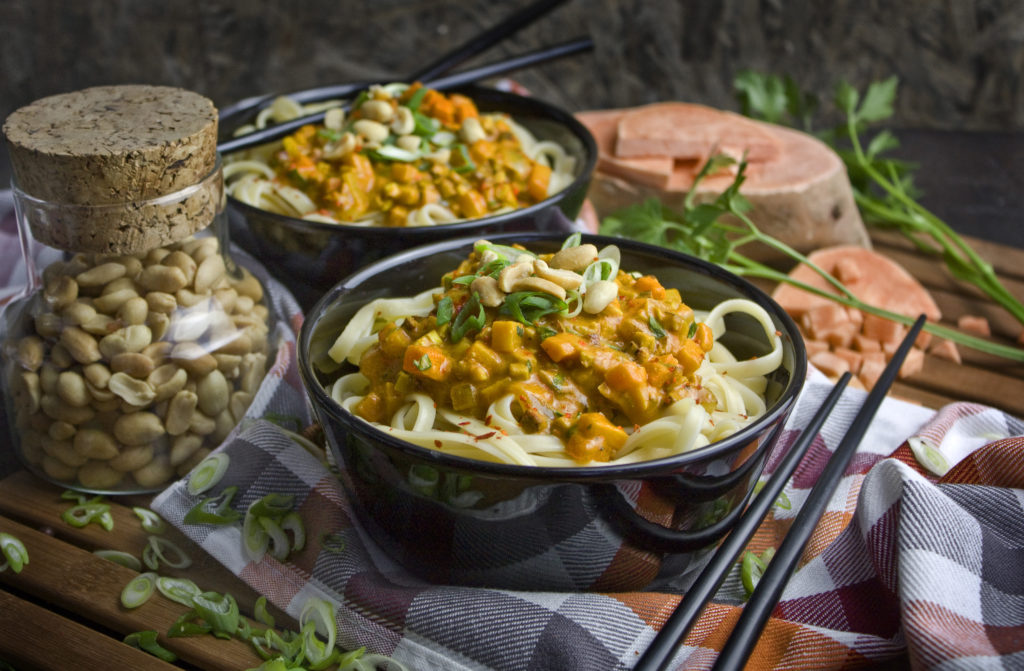 Asia-Bolognese mit Süßkartoffeln und Karotten | Toastenstein