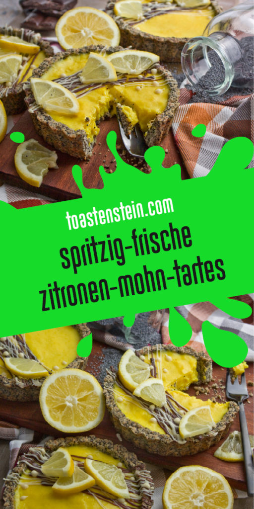 Spritzig-frische Zitronen-Mohn-Tartes | Toastenstein