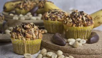 Bananut! – Bananen-Schoko-Erdnuss-Muffins | Toastenstein