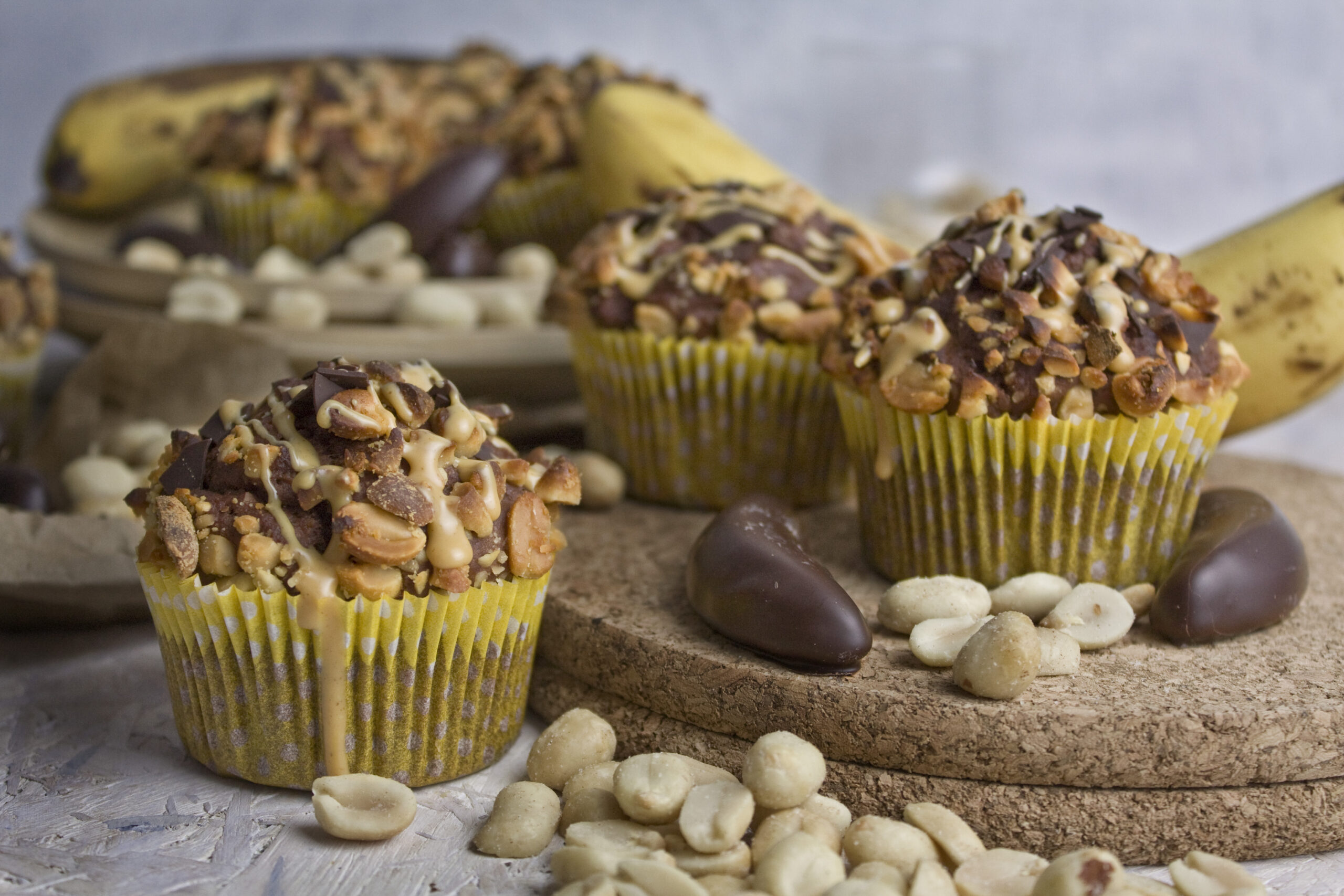 Bananut! – Bananen-Schoko-Erdnuss-Muffins - Toastenstein.com