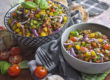 Mediterraner Linsensalat mit Tomaten und Basilikum | Toastenstein