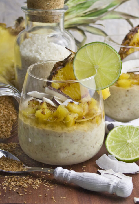 Pina-Colada-Milchreis mit frischer Ananas | Toastenstein