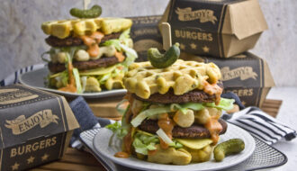 Waffelburger - Der Monser Mäc [Frankenfoods] | Toastenstein