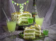 Happy Birthday! Absinth-Pistazien-Torte mit weißer Schoko-Mousse | Toastenstein