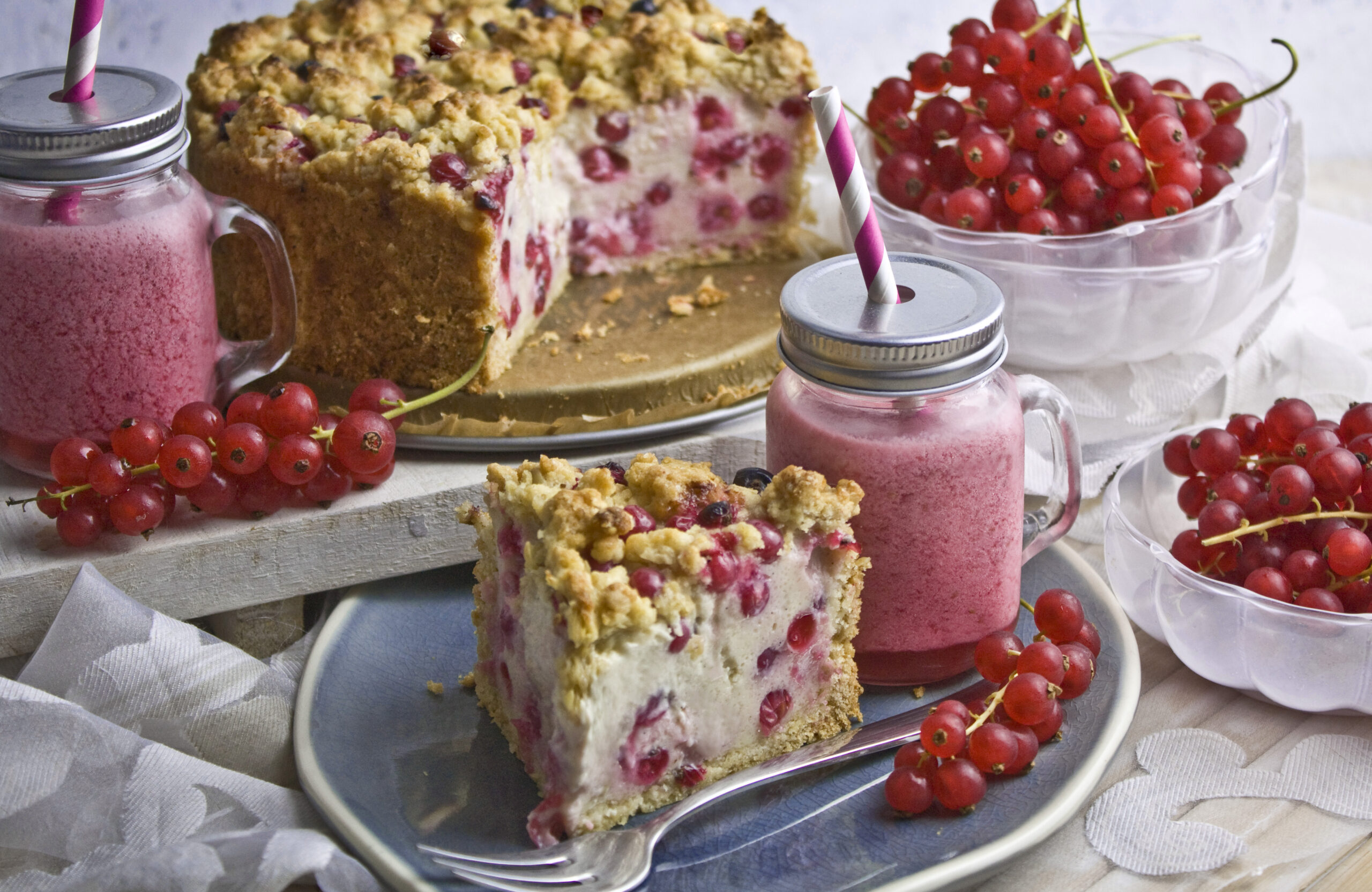 Johannisbeer-Vanille-Kuchen - Sauer macht lustig! | Toastenstein