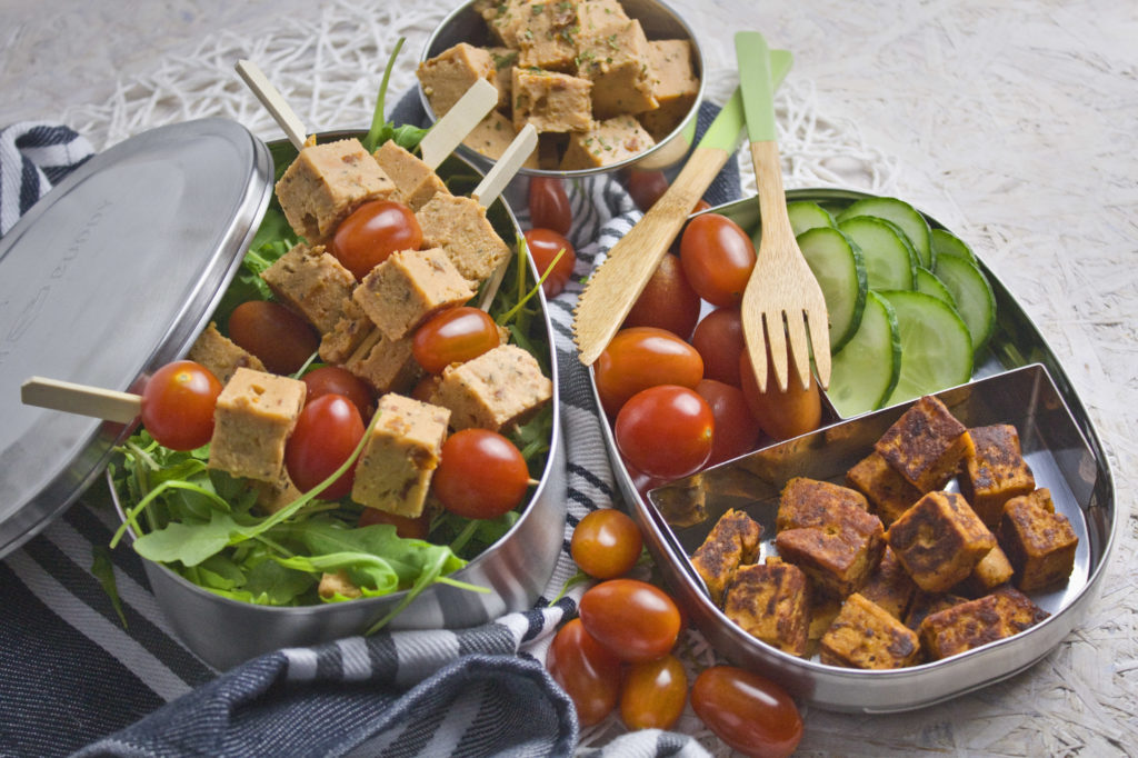 Tomaten-Tofu aus Kichererbsenmehl | Toastenstein