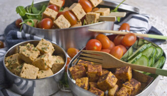 Tomaten_tofu aus Kichererbsenmehl | Toastenstein