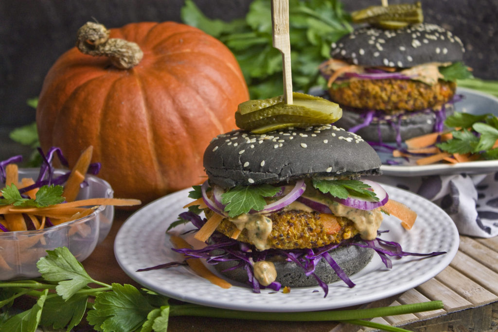 Kürbis-Quinoa-Burger – Der Herbst ist da! |Toastenstein