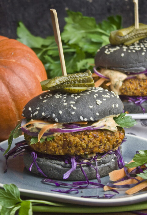 Kürbis-Quinoa-Burger – Der Herbst ist da! |Toastenstein